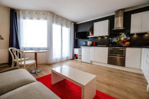 BRIGHT new studio with BALCONY and PARKING